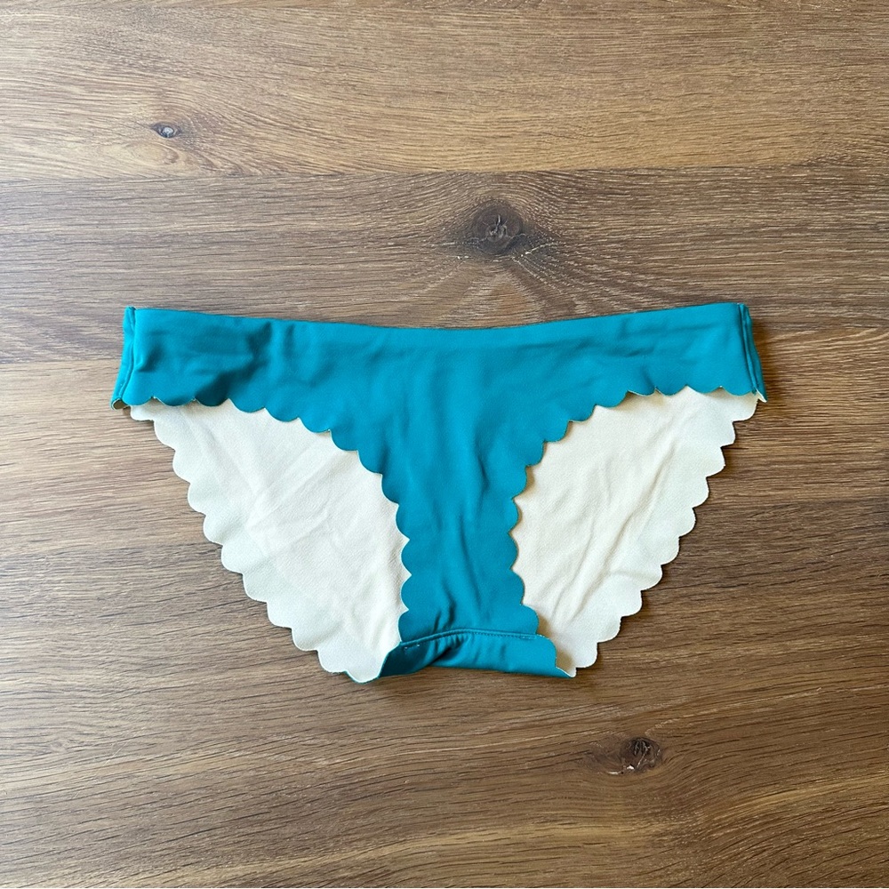 J. CREW Scallop Swimsuit Bottom